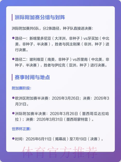 2026世界杯外围赛新网址推荐 2026世界杯外围赛新网址推荐